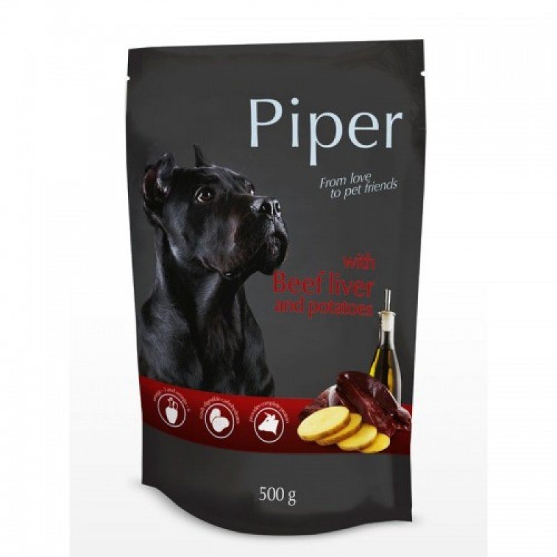 Pouch Σκύλου Piper Συκώτι Βοδινού & Πατάτα 500gr ΣΚΥΛΟΙ Pouch Σκύλου Piper Συκώτι Βοδινού & Πατάτα 500gr ΣΚΥΛΟΙ