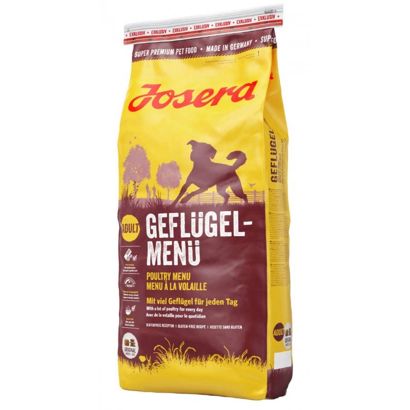 JOSERA POULTRY MENU GLUTEN FREE 15KG JOSERA POULTRY MENU GLUTEN FREE 15KG