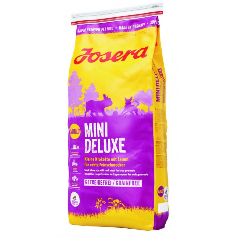 Josera Mini Deluxe Grain Free  με Αρνί 15kg + Δώρο Nano sanitas Spray Odor Vanish 250ml ΞΗΡΑ ΤΡΟΦΗ ΣΚΥΛΟΥ