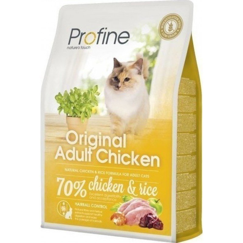 PROFINE ΓΑΤΑΣ ORIGINAL ADULT CHICKEN RICE 300gr + 300gr ΔΩΡΟ ΓΑΤΕΣ PROFINE ΓΑΤΑΣ ORIGINAL ADULT CHICKEN RICE 300gr + 300gr ΔΩΡΟ ΓΑΤΕΣ