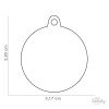 MY FAMILY BASIC ROUND PURPLE LARGE TAG 4X3CM ΤΑΥΤΟΤΗΤΕΣ MY FAMILY BASIC ROUND PURPLE LARGE TAG 4X3CM ΤΑΥΤΟΤΗΤΕΣ