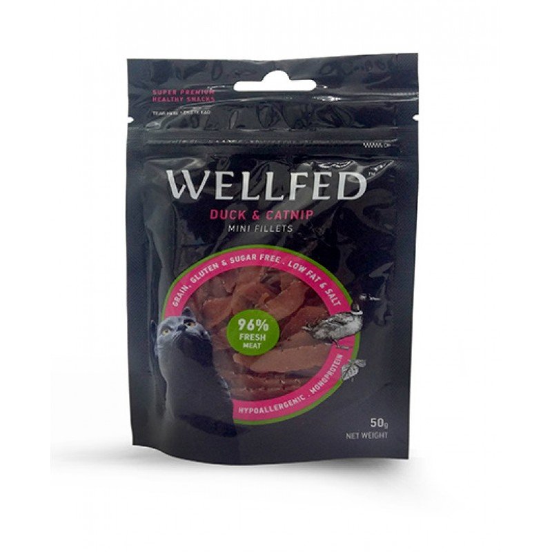 ΦΙΛΕΤΑΚΙΑ ΤΗΣ PET INTEREST WELLFED ΠΑΠΙΑ ΚΑΙ CATNIP 50gr ΦΙΛΕΤΑΚΙΑ ΤΗΣ PET INTEREST WELLFED ΠΑΠΙΑ ΚΑΙ CATNIP 50gr