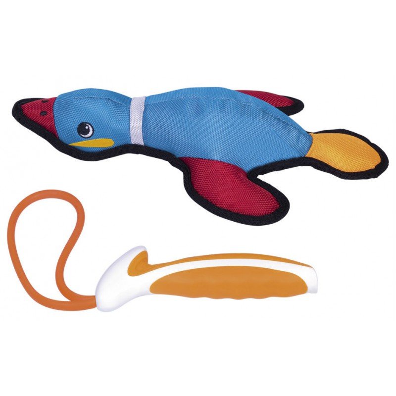 Nobby Λούτρινο παιχνίδι Duck Xtra Strong 34cm με σφεντόνα. Nobby Λούτρινο παιχνίδι Duck Xtra Strong 34cm με σφεντόνα.