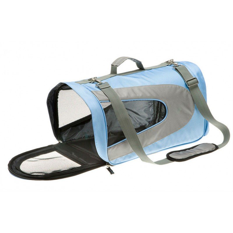ΤΣΑΝΤΑ ΜΕΤΑΦΟΡΑΣ BEAUTY ΤΗΣ FERPLAST ΜΠΛΕ -ΓΚΡΙ SMALL (45 x28 x h 28 cm) ΤΣΑΝΤΑ ΜΕΤΑΦΟΡΑΣ BEAUTY ΤΗΣ FERPLAST ΜΠΛΕ -ΓΚΡΙ SMALL (45 x28 x h 28 cm)