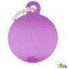 MY FAMILY BASIC ROUND PURPLE LARGE TAG 4X3CM ΤΑΥΤΟΤΗΤΕΣ MY FAMILY BASIC ROUND PURPLE LARGE TAG 4X3CM ΤΑΥΤΟΤΗΤΕΣ