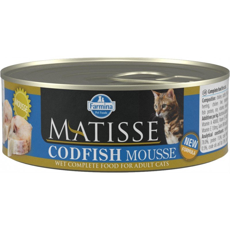 Matisse wet food Codfish 85gr ΥΓΡΗ ΤΡΟΦΗ -  ΚΟΝΣΕΡΒΕΣ ΓΑΤΑΣ