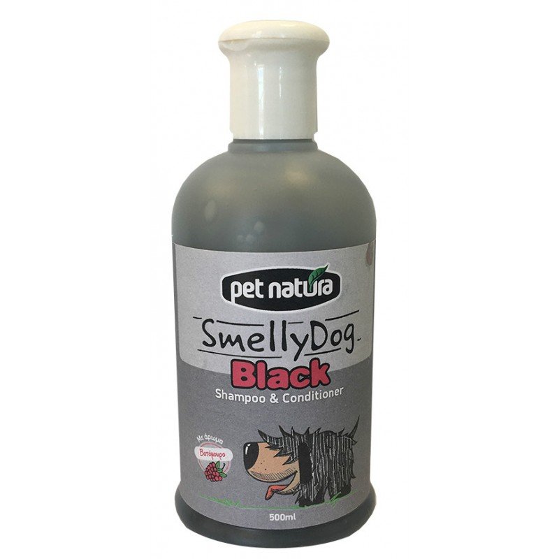 ΣΑΜΠΟΥΑΝ PET NATURA SMELLY DOG PLUS CONDITIONER BLACK 500ml ΣΚΥΛΟΙ ΣΑΜΠΟΥΑΝ PET NATURA SMELLY DOG PLUS CONDITIONER BLACK 500ml ΣΚΥΛΟΙ