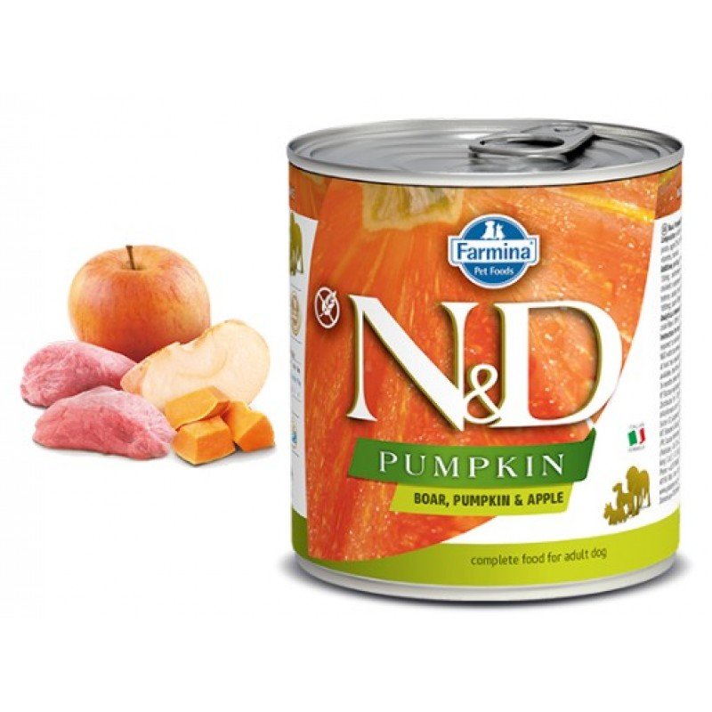 N & D PUMPKIN WET BOAR & APPLE 285GR (3 + 3 ΔΩΡΟ) ΥΓΡΗ ΤΡΟΦΗ - ΚΟΝΣΕΡΒΕΣ ΣΚΥΛΟΥ N & D PUMPKIN WET BOAR & APPLE 285GR (3 + 3 ΔΩΡΟ) ΥΓΡΗ ΤΡΟΦΗ - ΚΟΝΣΕΡΒΕΣ ΣΚΥΛΟΥ