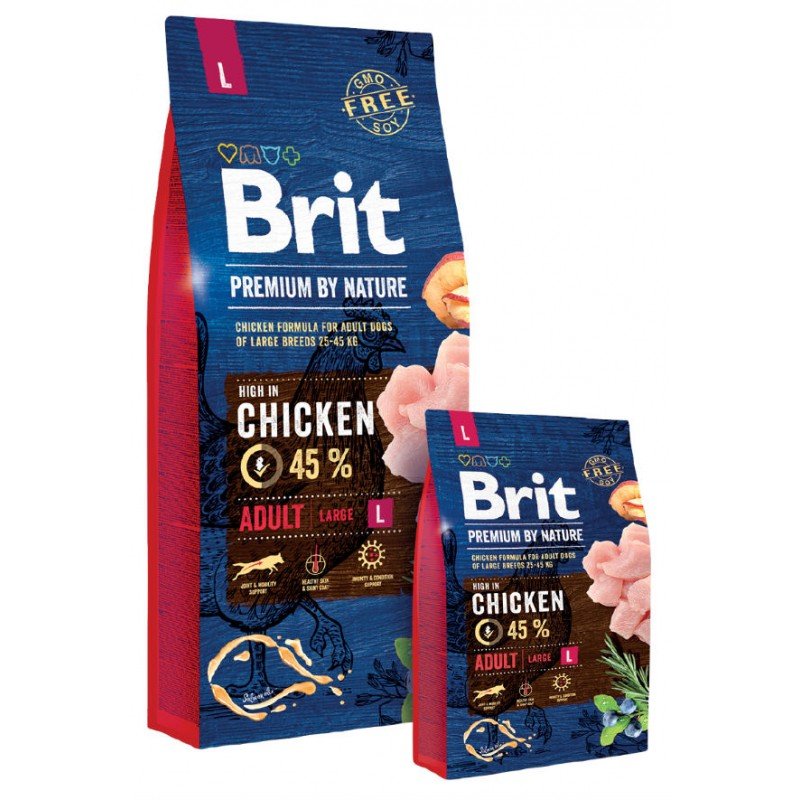 Brit Premium Adult Large Breed 15kg ΞΗΡΑ ΤΡΟΦΗ ΣΚΥΛΟΥ Brit Premium Adult Large Breed 15kg ΞΗΡΑ ΤΡΟΦΗ ΣΚΥΛΟΥ