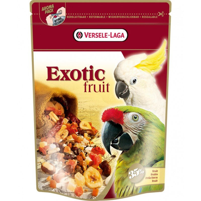 Τροφή Versele-laga Exotic Fruit 600gr ΤΡΟΦΕΣ ΓΙΑ ΠΟΥΛΙΑ Τροφή Versele-laga Exotic Fruit 600gr ΤΡΟΦΕΣ ΓΙΑ ΠΟΥΛΙΑ