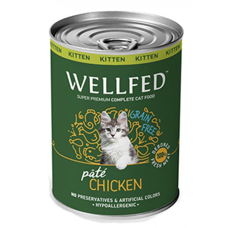 WELLFED KITTEN ΚΟΤΟΠΟΥΛΟ 400gr ΥΓΡΗ ΤΡΟΦΗ - ΚΟΝΣΕΡΒΕΣ ΓΑΤΑΣ WELLFED KITTEN ΚΟΤΟΠΟΥΛΟ 400gr ΥΓΡΗ ΤΡΟΦΗ - ΚΟΝΣΕΡΒΕΣ ΓΑΤΑΣ