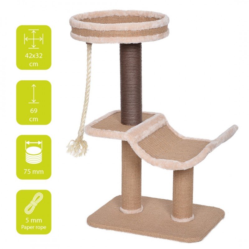 Ονυχοδρόμιο Europet Trend Basil 42x32x69cm Brown ΓΑΤΕΣ Ονυχοδρόμιο Europet Trend Basil 42x32x69cm Brown ΓΑΤΕΣ