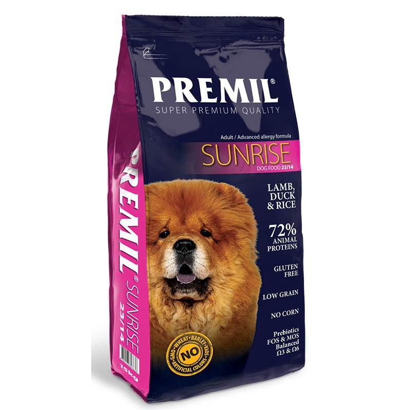 PREMIL ADULT SUNRISE LAMB & DUCK 15KG + ΔΩΡΟ 2 Χ TEPIKO SAUCE 300GR ΣΚΥΛΟΙ PREMIL ADULT SUNRISE LAMB & DUCK 15KG + ΔΩΡΟ 2 Χ TEPIKO SAUCE 300GR ΣΚΥΛΟΙ