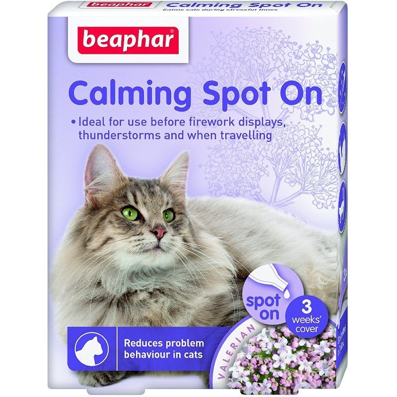 Beaphar Spot On Calming Αμπούλες Γάτας 3τμχ ΓΑΤΕΣ