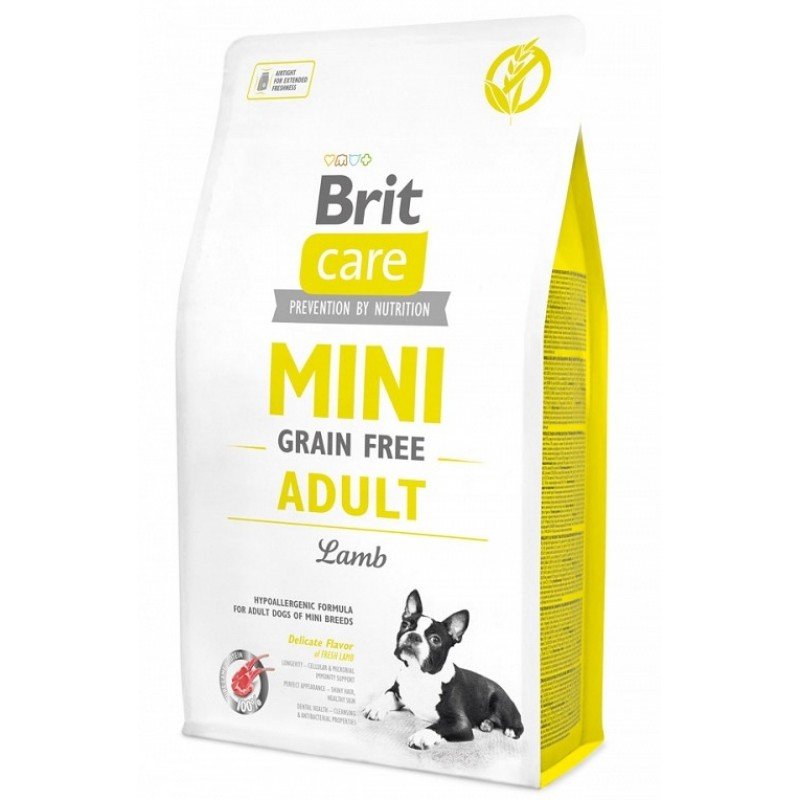 Brit Care Grain Free Adult Mini Lamb 7kg ΞΗΡΑ ΤΡΟΦΗ ΣΚΥΛΟΥ