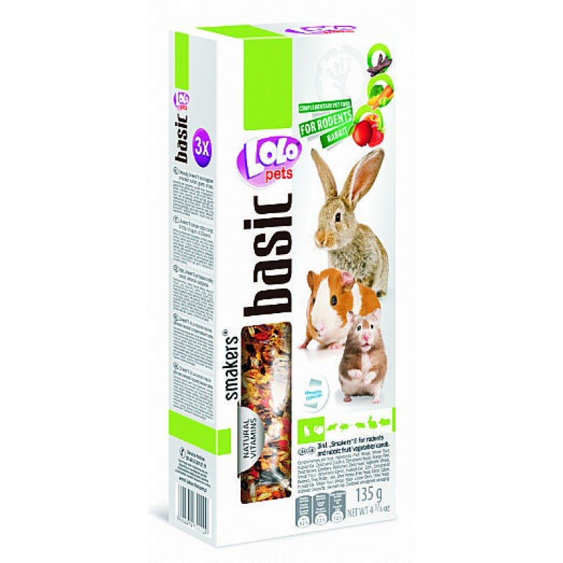 Lolo Rodent Sticks Mix1 σε 3 γεύσεις 135gr ΤΡΟΦΕΣ ΚΟΥΝΕΛΙΩΝ Lolo Rodent Sticks Mix1 σε 3 γεύσεις 135gr ΤΡΟΦΕΣ ΚΟΥΝΕΛΙΩΝ