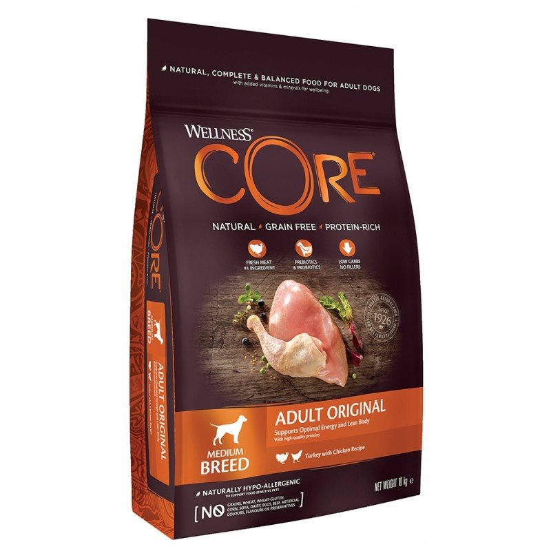 Wellness Core Adult Original Turkey & Chicken 10kg + 2Kg Δώρο ΞΗΡΑ ΤΡΟΦΗ ΣΚΥΛΟΥ Wellness Core Adult Original Turkey & Chicken 10kg + 2Kg Δώρο ΞΗΡΑ ΤΡΟΦΗ ΣΚΥΛΟΥ