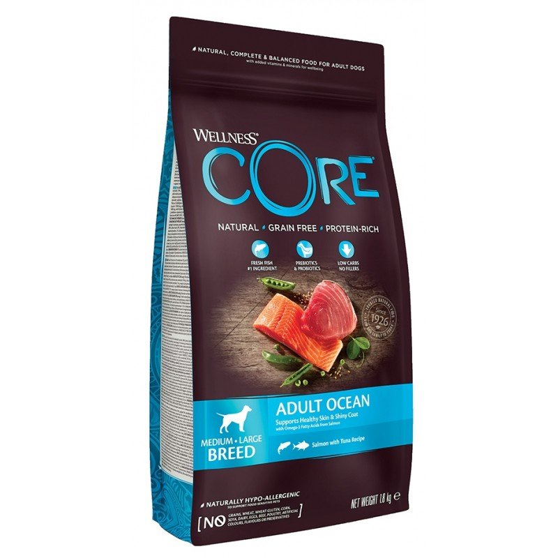 Wellness Core Adult Ocean Salmon & Tuna 1,8kg ΞΗΡΑ ΤΡΟΦΗ ΣΚΥΛΟΥ Wellness Core Adult Ocean Salmon & Tuna 1,8kg ΞΗΡΑ ΤΡΟΦΗ ΣΚΥΛΟΥ