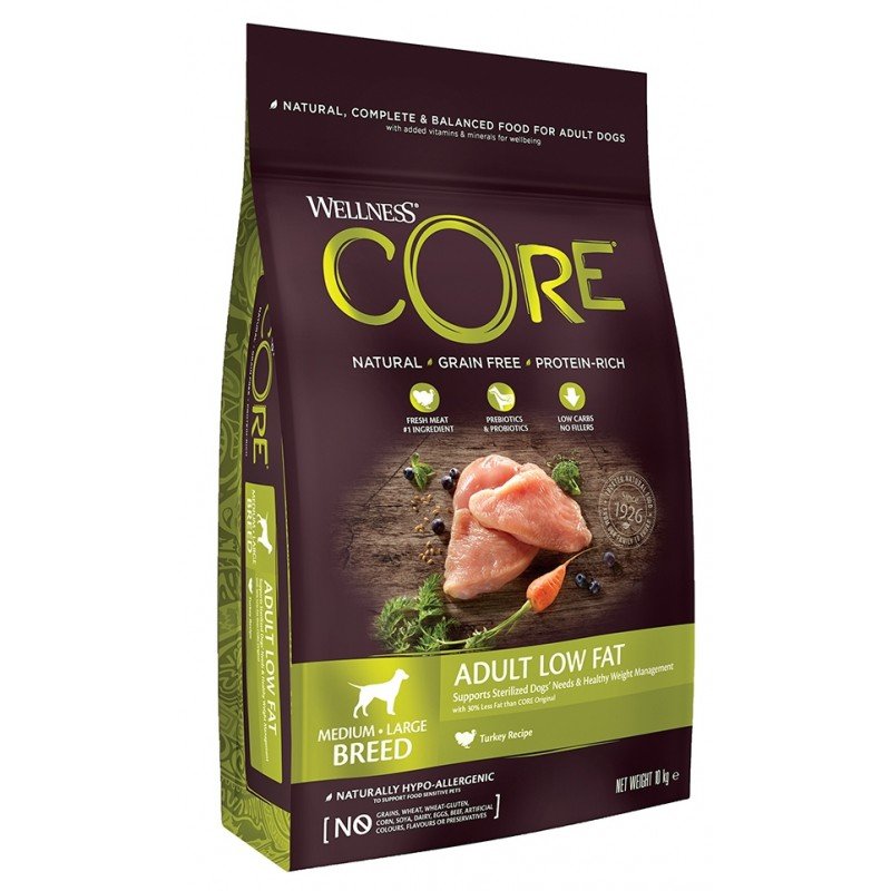 Wellness Core Low Fat - Healthy Weight Γαλοπούλα 10kg +2Kg Δώρο ΞΗΡΑ ΤΡΟΦΗ ΣΚΥΛΟΥ Wellness Core Low Fat - Healthy Weight Γαλοπούλα 10kg +2Kg Δώρο ΞΗΡΑ ΤΡΟΦΗ ΣΚΥΛΟΥ