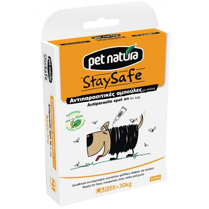 PET NATURA ΦΥΤΙΚΕΣ ΑΝΤΙΠΑΡΑΣΙΤΙΚΕΣ ΑΜΠΟΥΛΕΣ ΣΚΥΛΟΥ LARGE 3ΤΜΧ ΑΝΤΙΠΑΡΑΣΙΤΙΚΑ ΣΚΥΛΟΥ PET NATURA ΦΥΤΙΚΕΣ ΑΝΤΙΠΑΡΑΣΙΤΙΚΕΣ ΑΜΠΟΥΛΕΣ ΣΚΥΛΟΥ LARGE 3ΤΜΧ ΑΝΤΙΠΑΡΑΣΙΤΙΚΑ ΣΚΥΛΟΥ