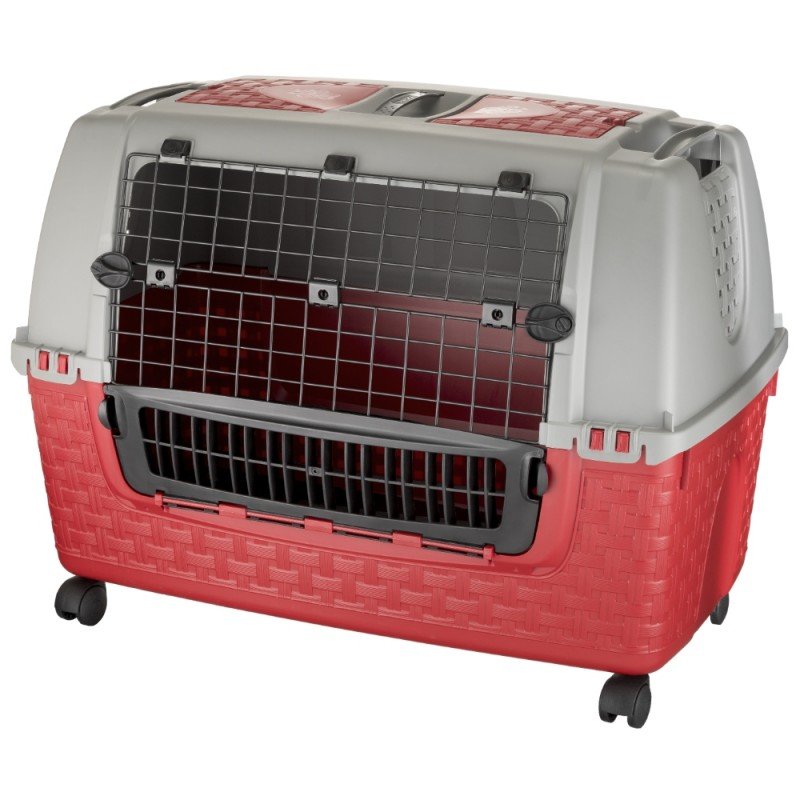 Κλουβί μεταφοράς Bama Easy Tour Red 88x52x60cm ΣΚΥΛΟΙ Κλουβί μεταφοράς Bama Easy Tour Red 88x52x60cm ΣΚΥΛΟΙ