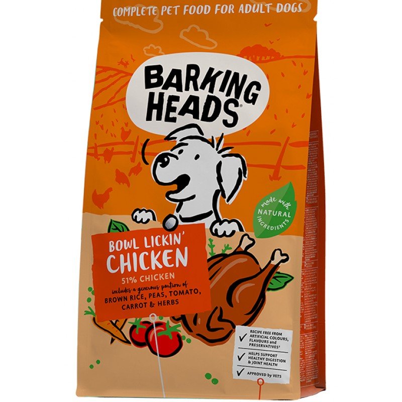 Barking Heads Bowl Lickin' Chicken (adult medium) 12KG ΞΗΡΑ ΤΡΟΦΗ ΣΚΥΛΟΥ Barking Heads Bowl Lickin' Chicken (adult medium) 12KG ΞΗΡΑ ΤΡΟΦΗ ΣΚΥΛΟΥ
