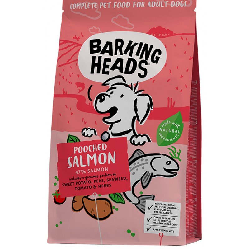 Barking Heads Pooched Salmon Adult 12KG ΞΗΡΑ ΤΡΟΦΗ ΣΚΥΛΟΥ Barking Heads Pooched Salmon Adult 12KG ΞΗΡΑ ΤΡΟΦΗ ΣΚΥΛΟΥ