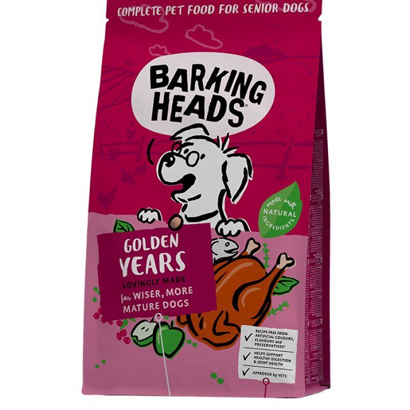Barking Heads Golden Years (Senior) 12KG ΞΗΡΑ ΤΡΟΦΗ ΣΚΥΛΟΥ Barking Heads Golden Years (Senior) 12KG ΞΗΡΑ ΤΡΟΦΗ ΣΚΥΛΟΥ