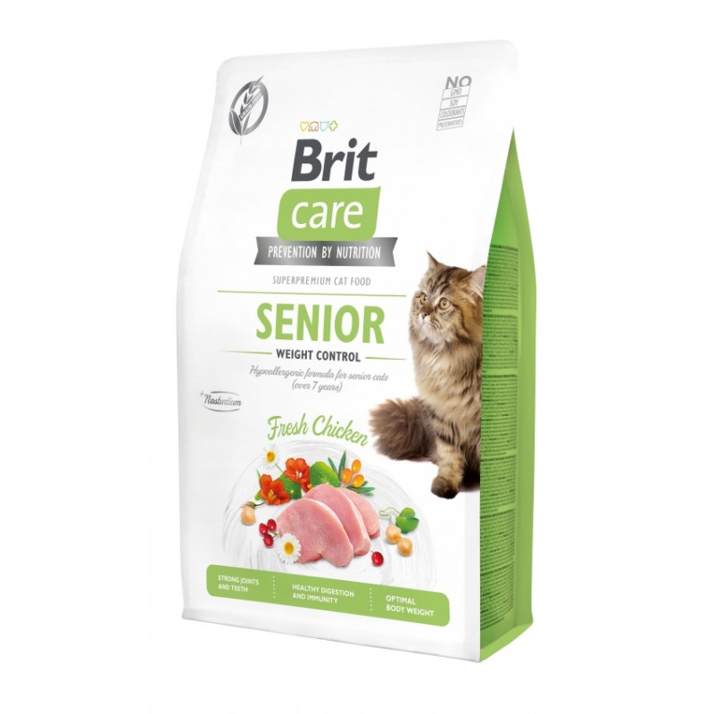 Brit Care Cat Senior Weight Control 2kg ΞΗΡΑ ΤΡΟΦΗ ΓΑΤΑΣ Brit Care Cat Senior Weight Control 2kg ΞΗΡΑ ΤΡΟΦΗ ΓΑΤΑΣ