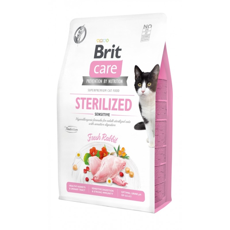 Brit Care Cat Sterilized Sensitive 7kg ΞΗΡΑ ΤΡΟΦΗ ΓΑΤΑΣ