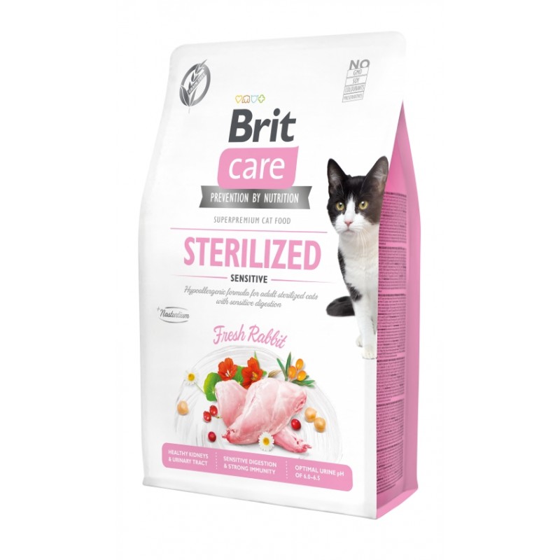 Brit Care Cat Sterilized Sensitive 2kg ΞΗΡΑ ΤΡΟΦΗ ΓΑΤΑΣ Brit Care Cat Sterilized Sensitive 2kg ΞΗΡΑ ΤΡΟΦΗ ΓΑΤΑΣ