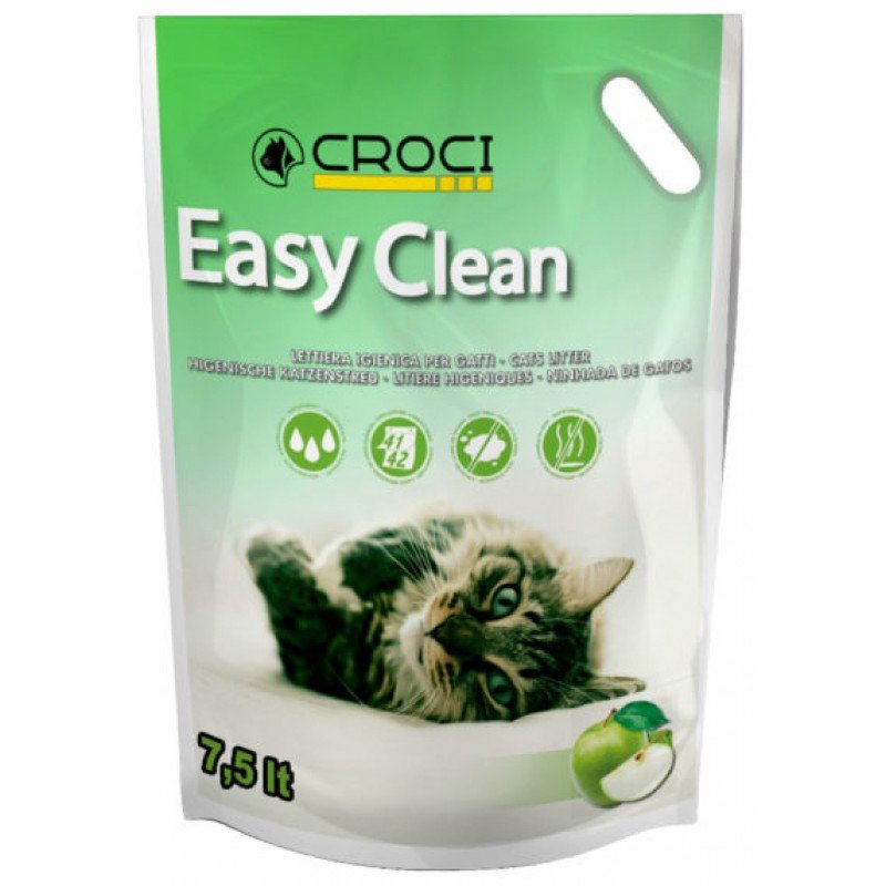 Κρυσταλλική άμμος Croci Easy Clean Silica 7.5lt Apple ΓΑΤΕΣ