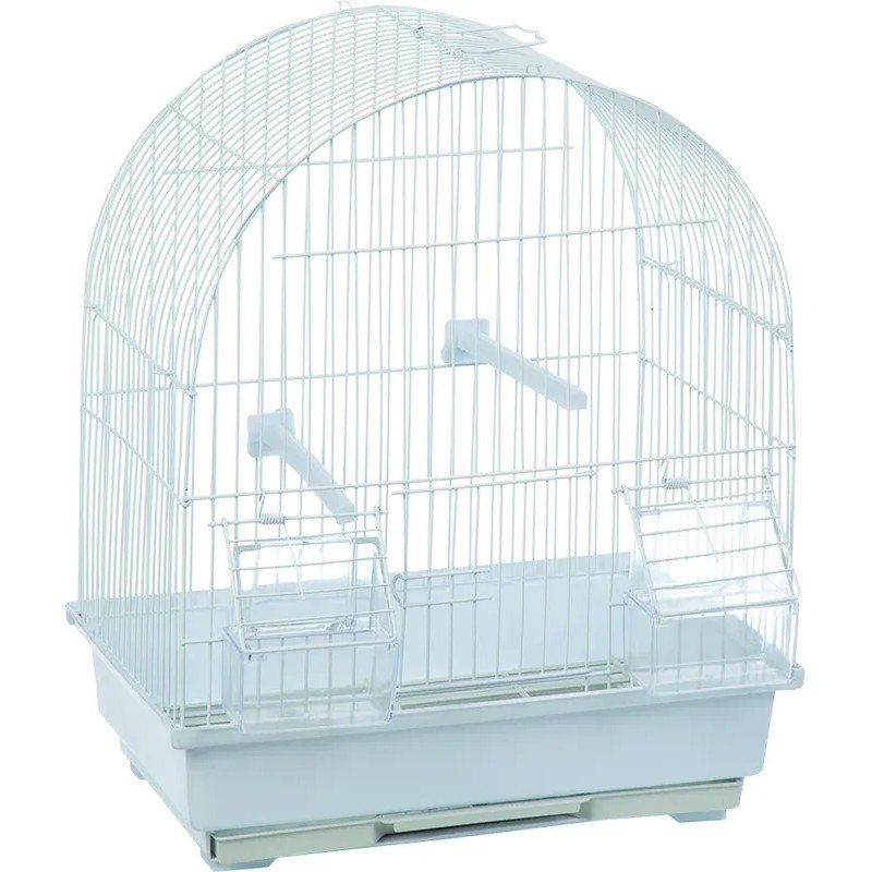 Κλουβί Flamingo Bird Cage Jambi White για μικρά Πουλιά  30 x 22,05 x 38 cm ΠΟΥΛΙΑ