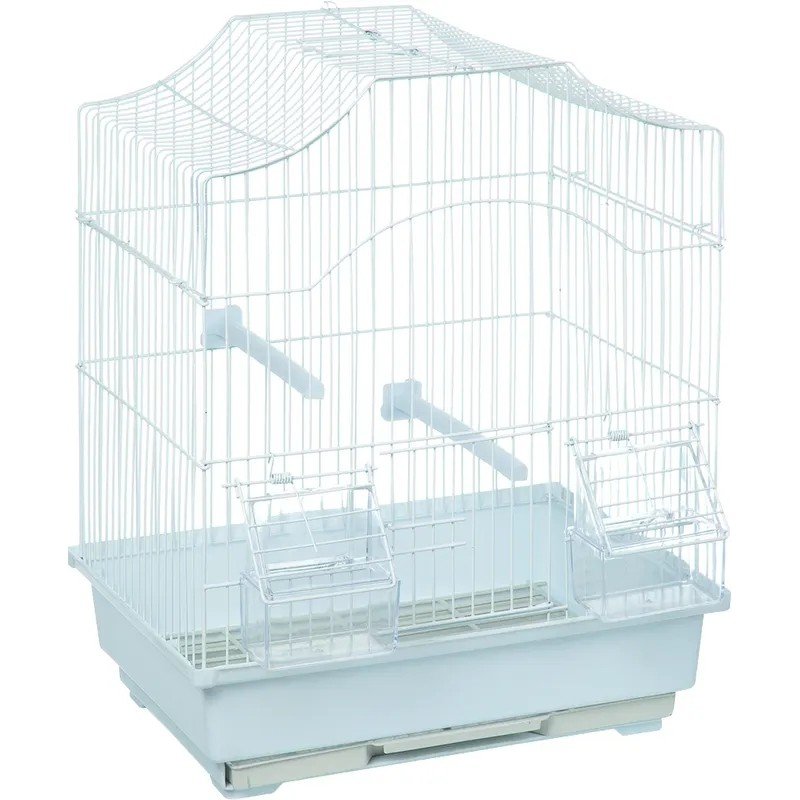 Κλουβί Flamingo Bird Cage Lampung White για μικρά Πουλιά  30 x 22.5 x 38 cm ΠΟΥΛΙΑ