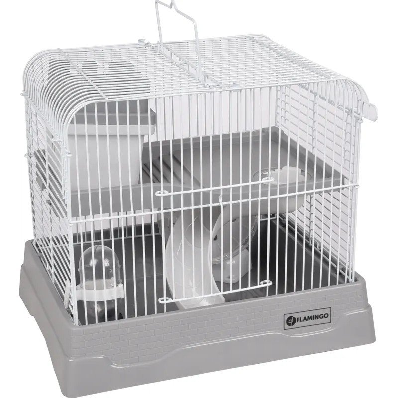 Κλουβί για Χάμστερ Flamingo Hamster Cage Dinky Grey 30x23x26cm ΠΟΥΛΙΑ Κλουβί για Χάμστερ Flamingo Hamster Cage Dinky Grey 30x23x26cm ΠΟΥΛΙΑ