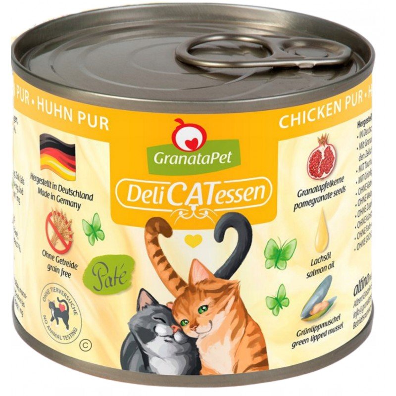 Granatapet Delicatessen Pur 200gr με Κοτόπουλο ΓΑΤΕΣ Granatapet Delicatessen Pur 200gr με Κοτόπουλο ΓΑΤΕΣ