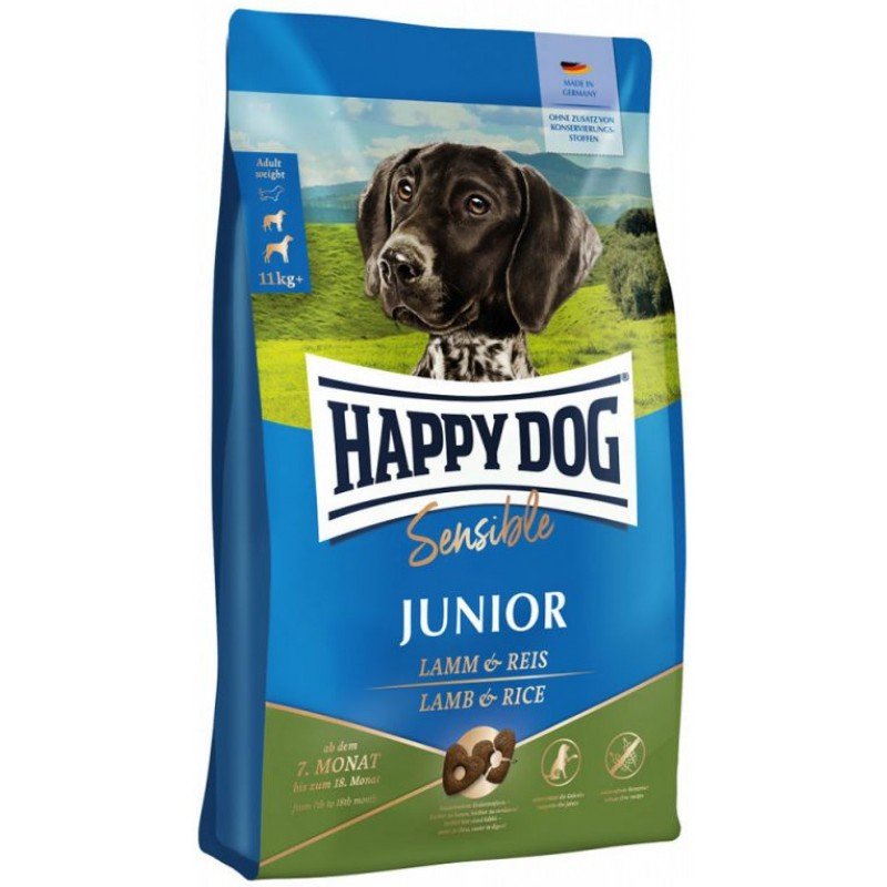 Happy Dog Sensible Junior Lamb & Rice 10kg (8 + 2kg ) ΣΚΥΛΟΙ Happy Dog Sensible Junior Lamb & Rice 10kg (8 + 2kg ) ΣΚΥΛΟΙ