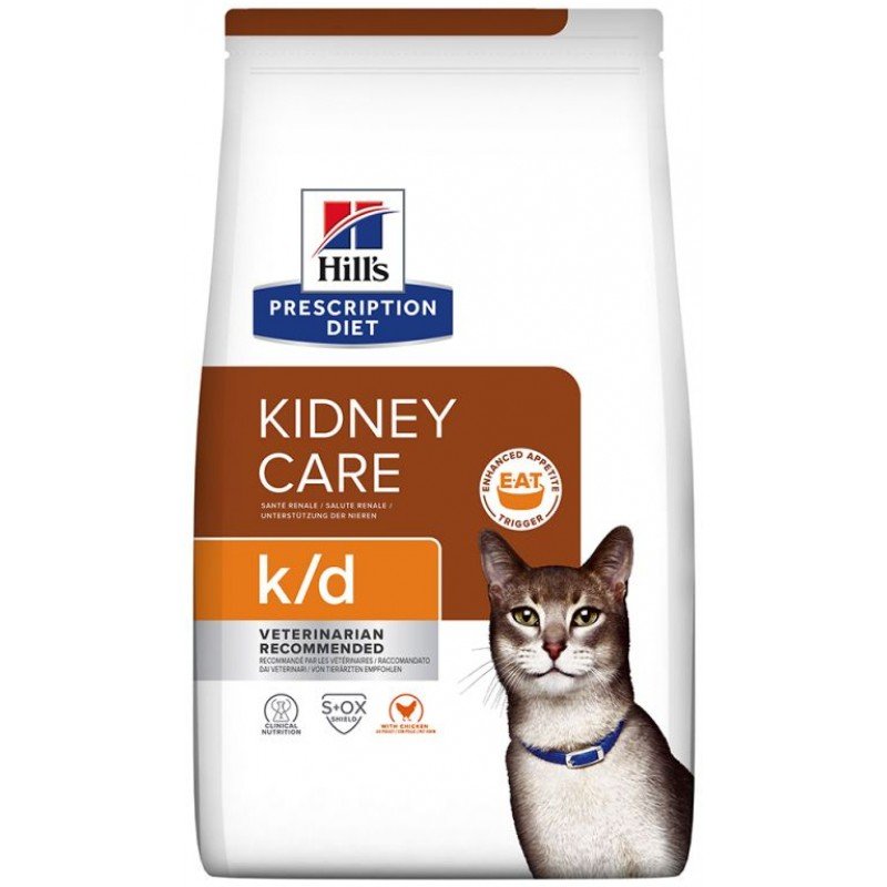 Hill's Prescription Diet k/d Kidney Care Για Γάτες Με Κοτόπουλο 1,5kg ΓΑΤΕΣ Hill's Prescription Diet k/d Kidney Care Για Γάτες Με Κοτόπουλο 1,5kg ΓΑΤΕΣ