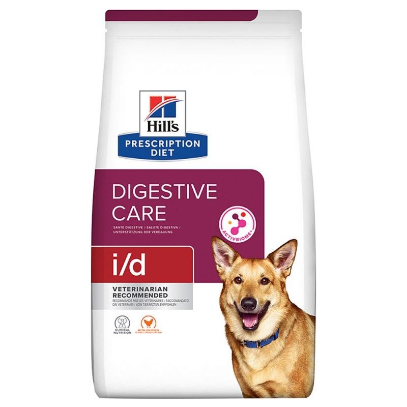 Hill's Prescription Diet i/d Digestive Care Για Σκύλους Με Κοτόπουλο 1,5kg (1,2kg + 300gr Δώρο) ΣΚΥΛΟΙ