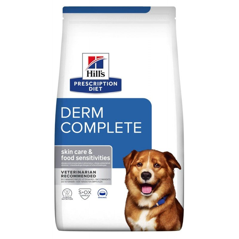 Hill's Prescription Diet Derm Complete Skin Care and Food Sensitivities Για Σκύλους 12kg (10 + 2kg Δώρο) ΣΚΥΛΟΙ
