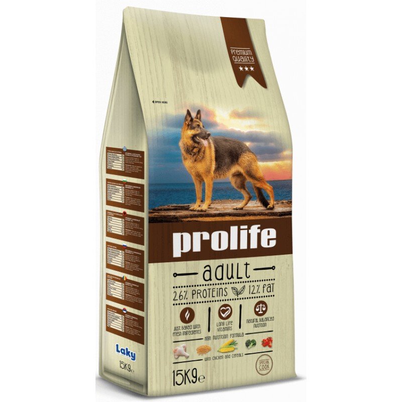 Laky Prolife Adult 15kg ΞΗΡΑ ΤΡΟΦΗ ΣΚΥΛΟΥ Laky Prolife Adult 15kg ΞΗΡΑ ΤΡΟΦΗ ΣΚΥΛΟΥ