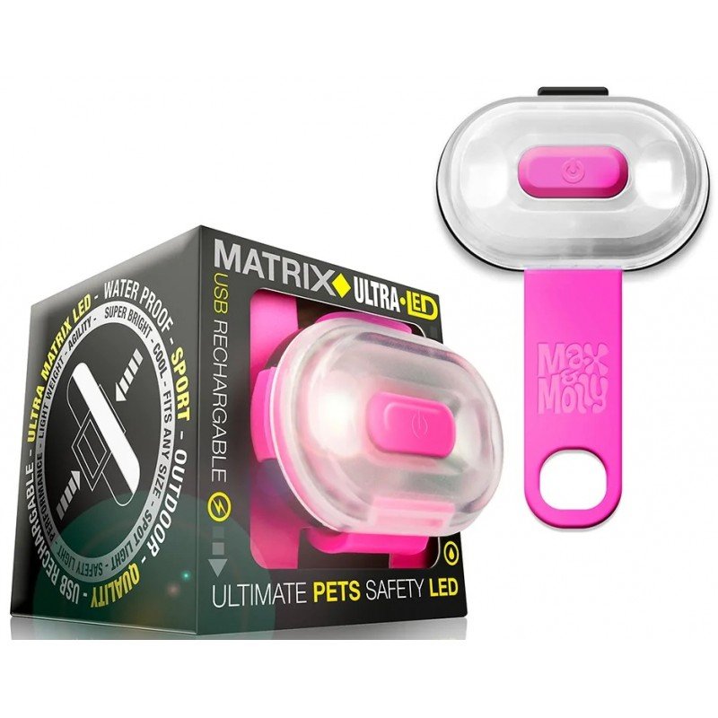 MAX & MOLLY MATRIX ULTRA LED SAFETY PINK ΣΚΥΛΟΙ MAX & MOLLY MATRIX ULTRA LED SAFETY PINK ΣΚΥΛΟΙ