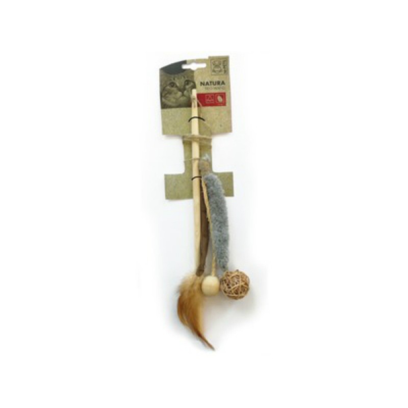 Παιχνίδι Γάτας Natura Trio Wand 35 cm ΓΑΤΕΣ Παιχνίδι Γάτας Natura Trio Wand 35 cm ΓΑΤΕΣ