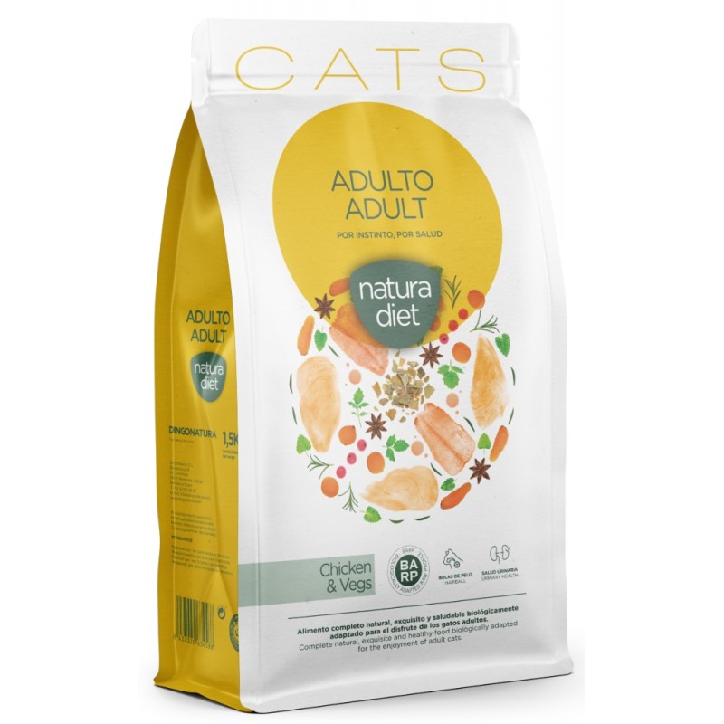 Natura Diet Cat Adult Chicken 1,5Kg ΓΑΤΕΣ Natura Diet Cat Adult Chicken 1,5Kg ΓΑΤΕΣ