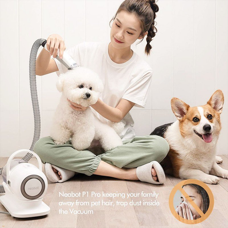 Professional Neabot P1 Pro Grooming Kit with Vacuum and Hair Clipper ΣΚΥΛΟΙ Professional Neabot P1 Pro Grooming Kit with Vacuum and Hair Clipper ΣΚΥΛΟΙ