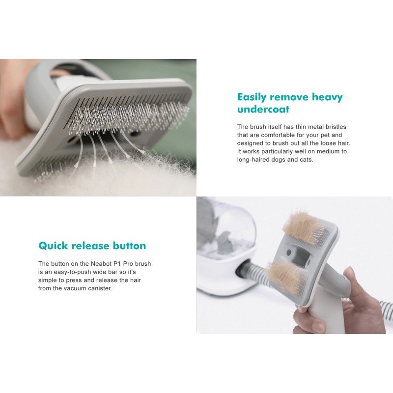 Professional Neabot P1 Pro Grooming Kit with Vacuum and Hair Clipper ΣΚΥΛΟΙ Professional Neabot P1 Pro Grooming Kit with Vacuum and Hair Clipper ΣΚΥΛΟΙ