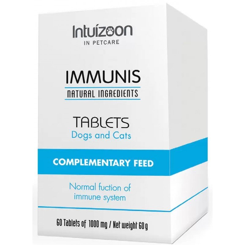 Intuizoon Immunis 60 ταμπλέτες για Σκύλους και Γάτες ΣΚΥΛΟΙ Intuizoon Immunis 60 ταμπλέτες για Σκύλους και Γάτες ΣΚΥΛΟΙ