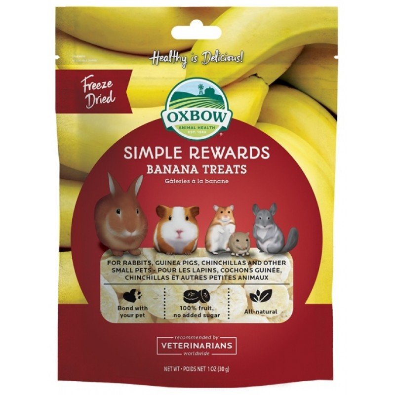 Λιχουδιές Τρωκτικών Oxbow Simple Rewards Μπανάνα 30gr ΜΙΚΡΑ ΖΩΑ - ΚΟΥΝΕΛΙΑ Λιχουδιές Τρωκτικών Oxbow Simple Rewards Μπανάνα 30gr ΜΙΚΡΑ ΖΩΑ - ΚΟΥΝΕΛΙΑ