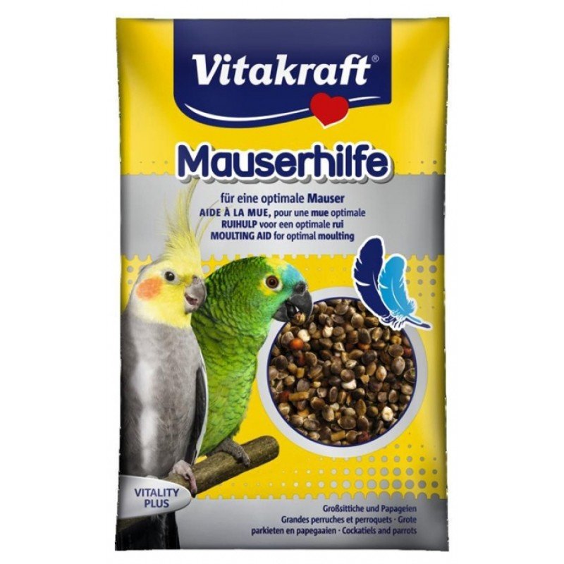Vitakraft Mauserhilfe Ενισχυτικό πτερώματος φακ.25gr για παπαγάλους ΠΟΥΛΙΑ Vitakraft Mauserhilfe Ενισχυτικό πτερώματος φακ.25gr για παπαγάλους ΠΟΥΛΙΑ