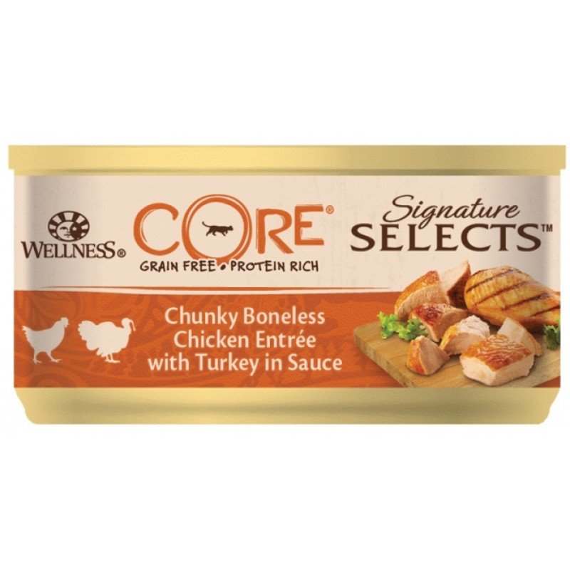 Wellness Core Signature Select Chunky Κοτόπουλο & Γαλοπούλα σε σάλτσα 24 x 79gr ΥΓΡΗ ΤΡΟΦΗ - ΚΟΝΣΕΡΒΕΣ ΓΑΤΑΣ Wellness Core Signature Select Chunky Κοτόπουλο & Γαλοπούλα σε σάλτσα 24 x 79gr ΥΓΡΗ ΤΡΟΦΗ - ΚΟΝΣΕΡΒΕΣ ΓΑΤΑΣ